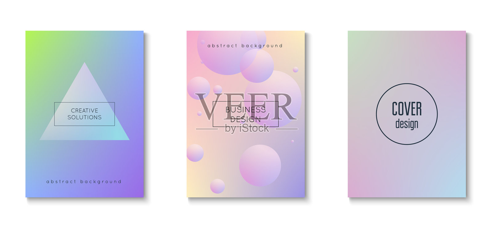 三角形海报。几何银河插图。宇航员优雅横幅。3D设计。蓝色极简风格。渐变背景。数字元素。紫色三角形海报。插画图片素材