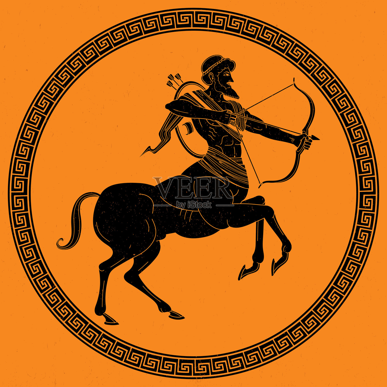 半人马，传统希腊艺术插画图片素材