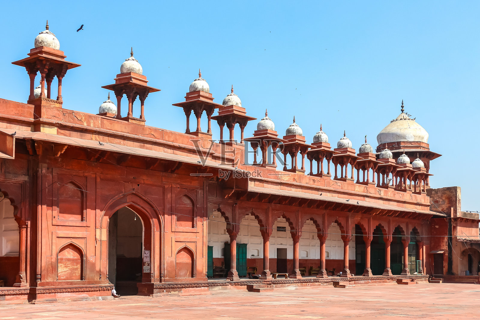 阿格拉贾玛清真寺的精美建筑照片摄影图片
