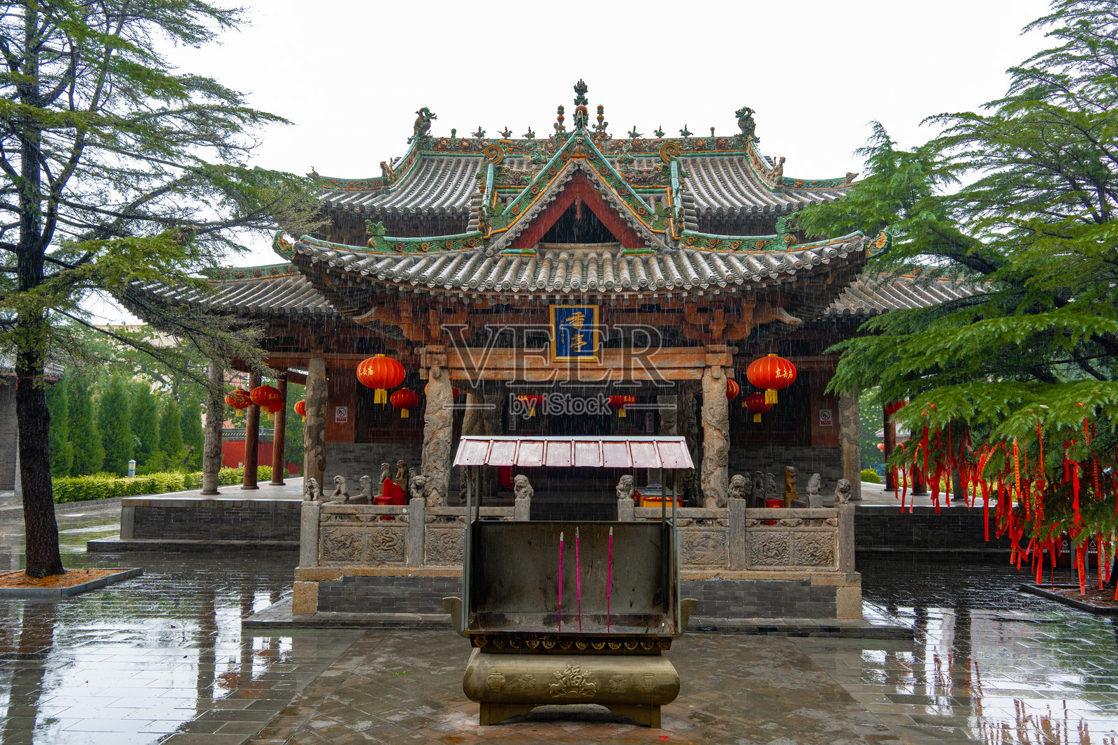 中国古建筑飞云楼照片摄影图片