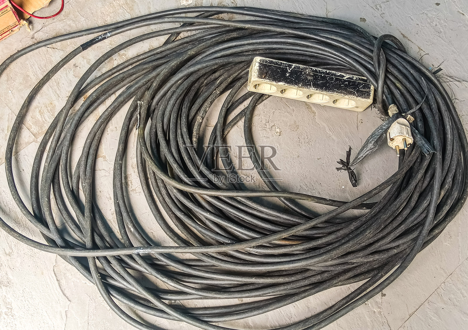 电源线卷盘照片摄影图片