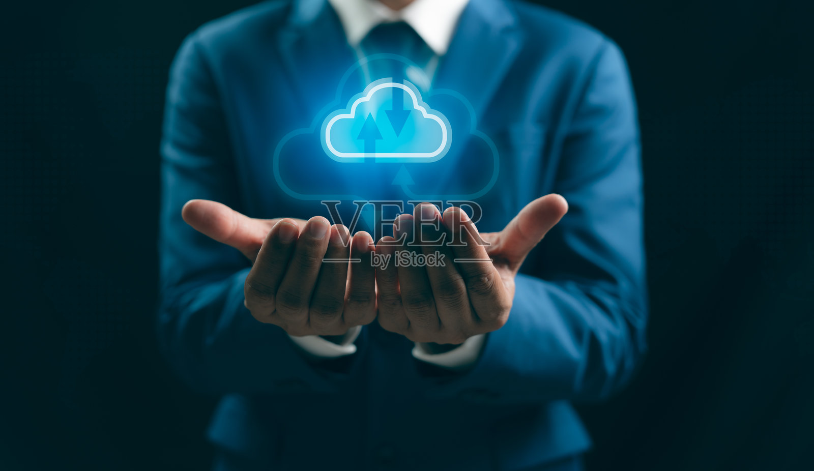 云技术数字化转型与物联网照片摄影图片