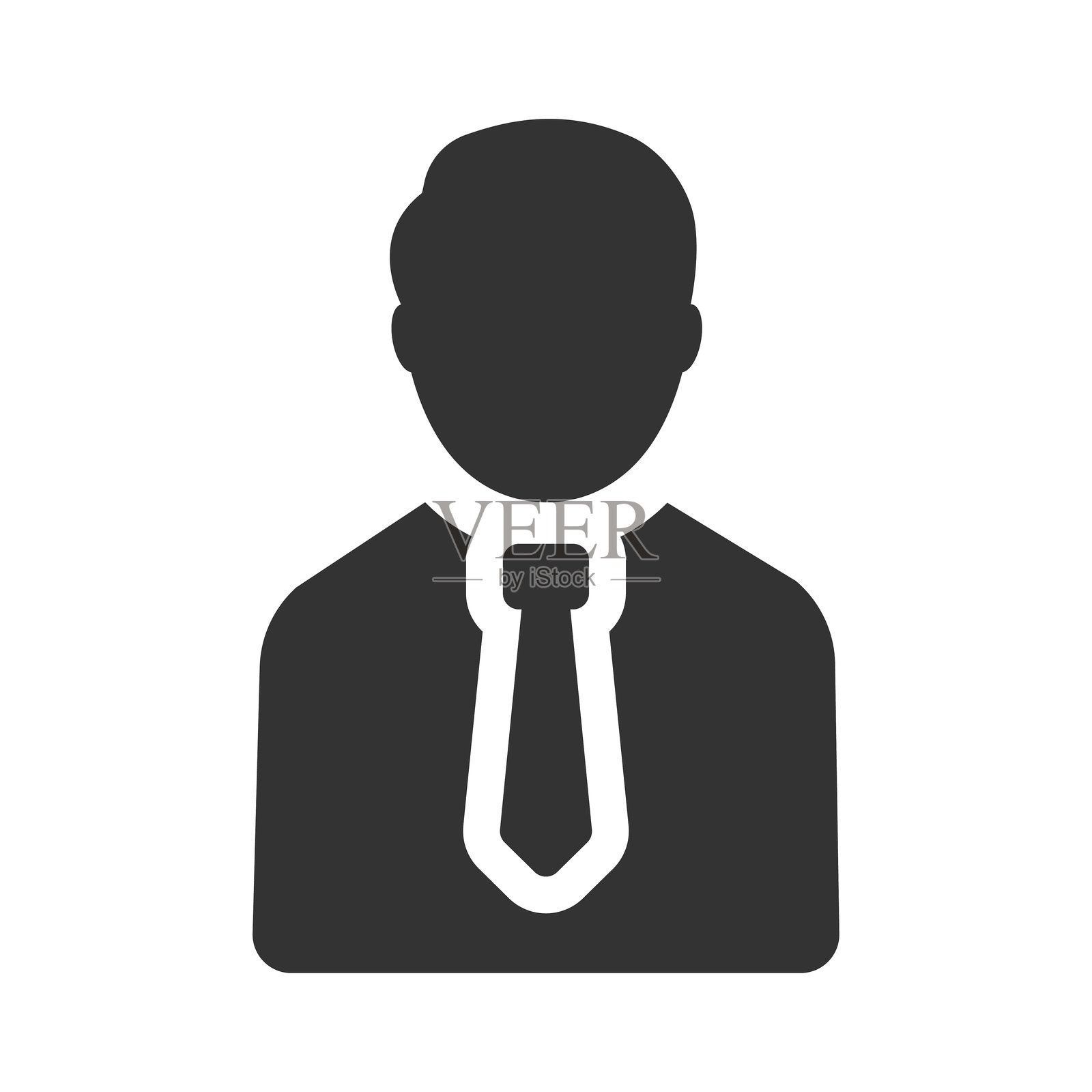 银行职员图标插画图片素材