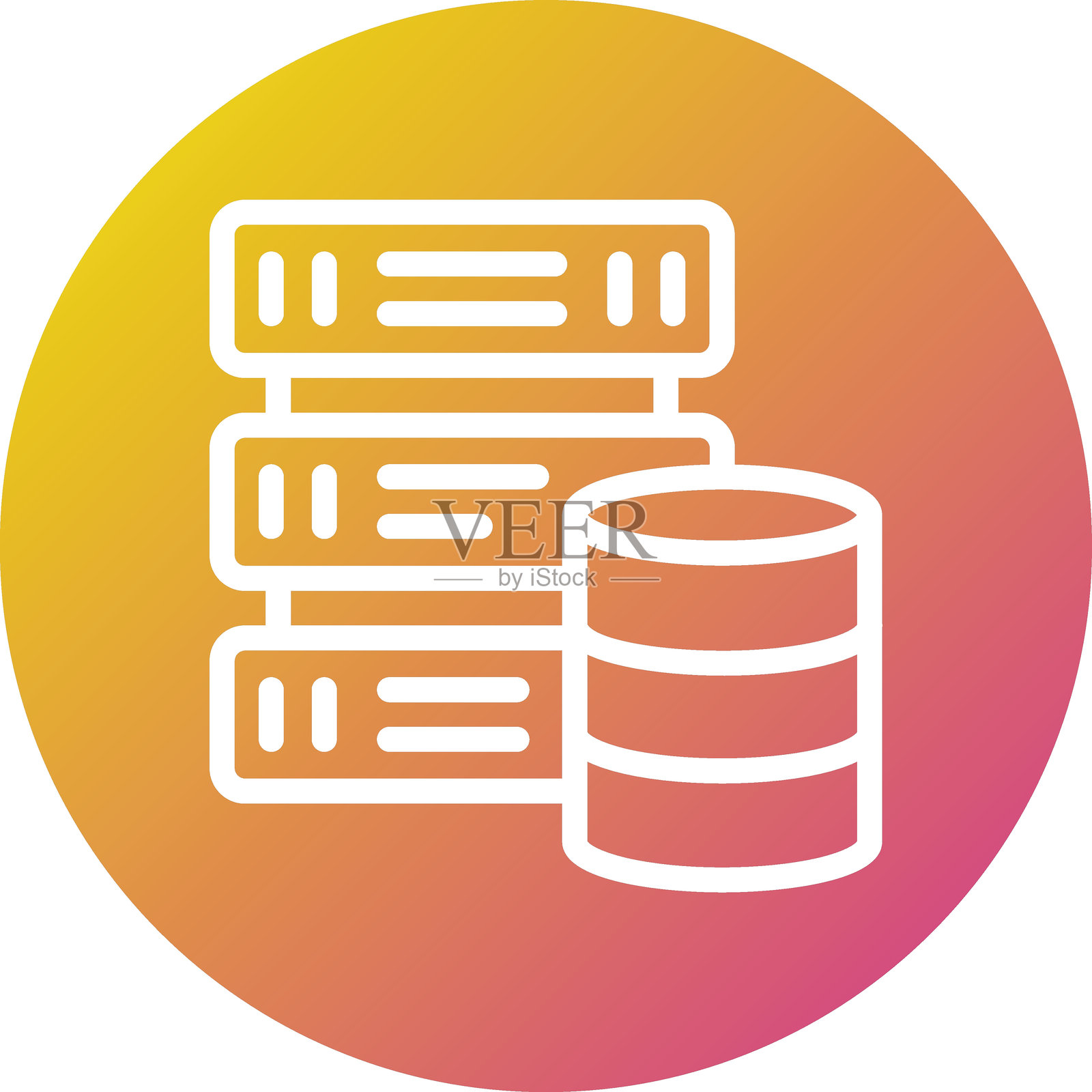 数据驱动的矢量图标设计插图插画图片素材