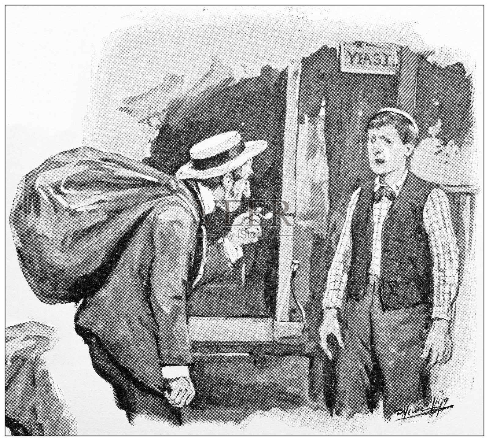 古董图像插画图片素材