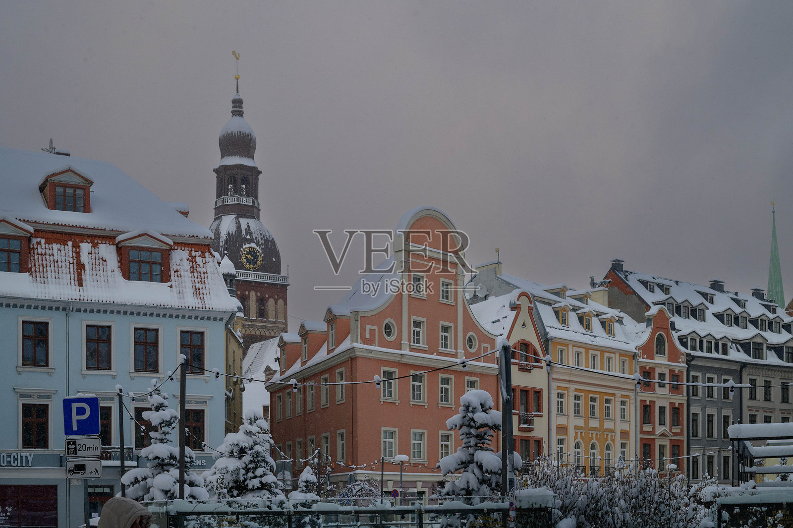 拉脱维亚里加圣彼得教堂照片摄影图片