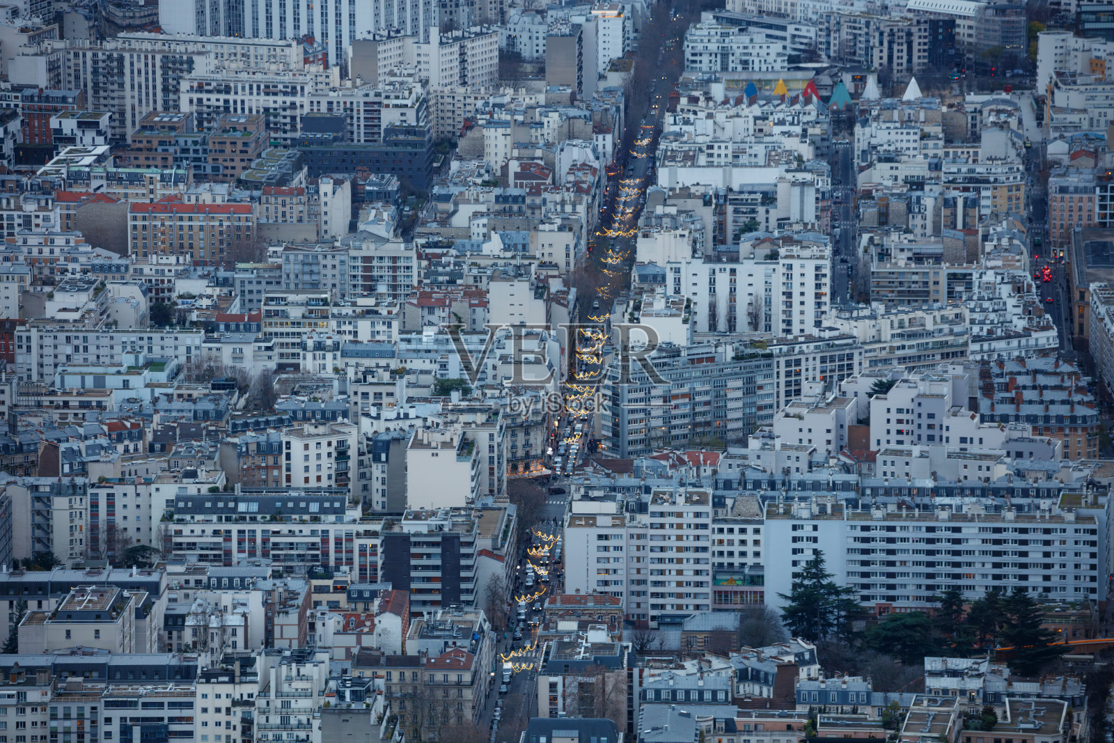 巴黎城市夜景建筑景观照片摄影图片