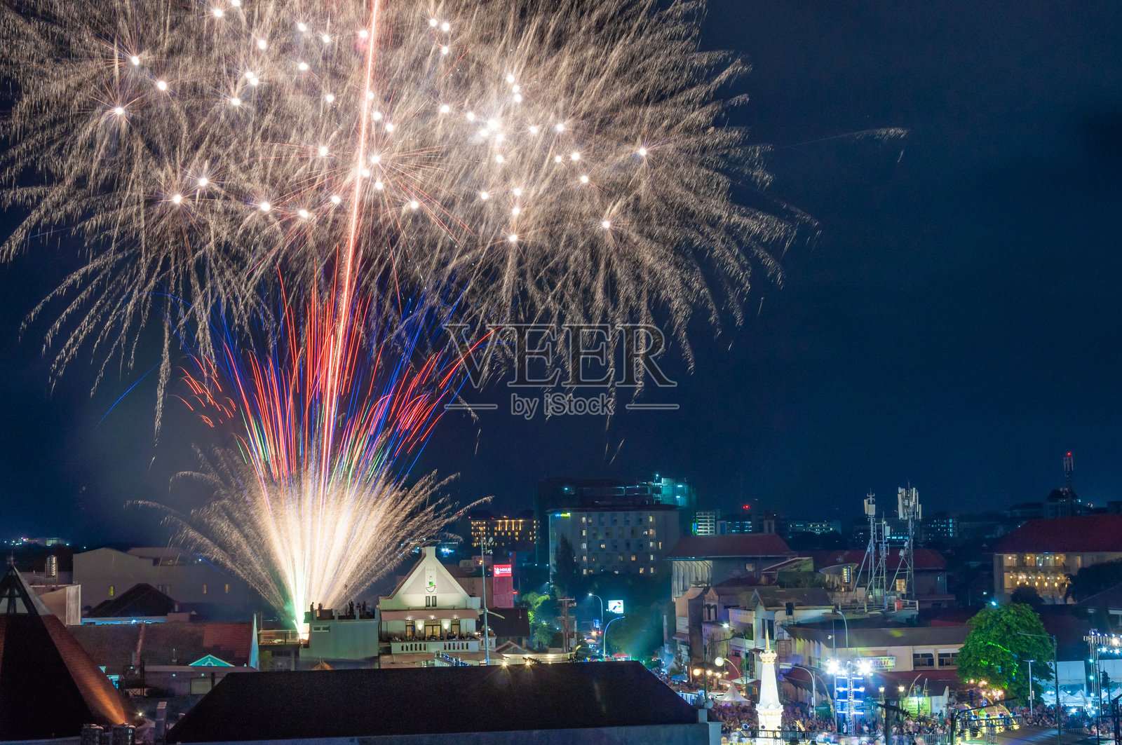 WJNC 2024的烟花表演照片摄影图片