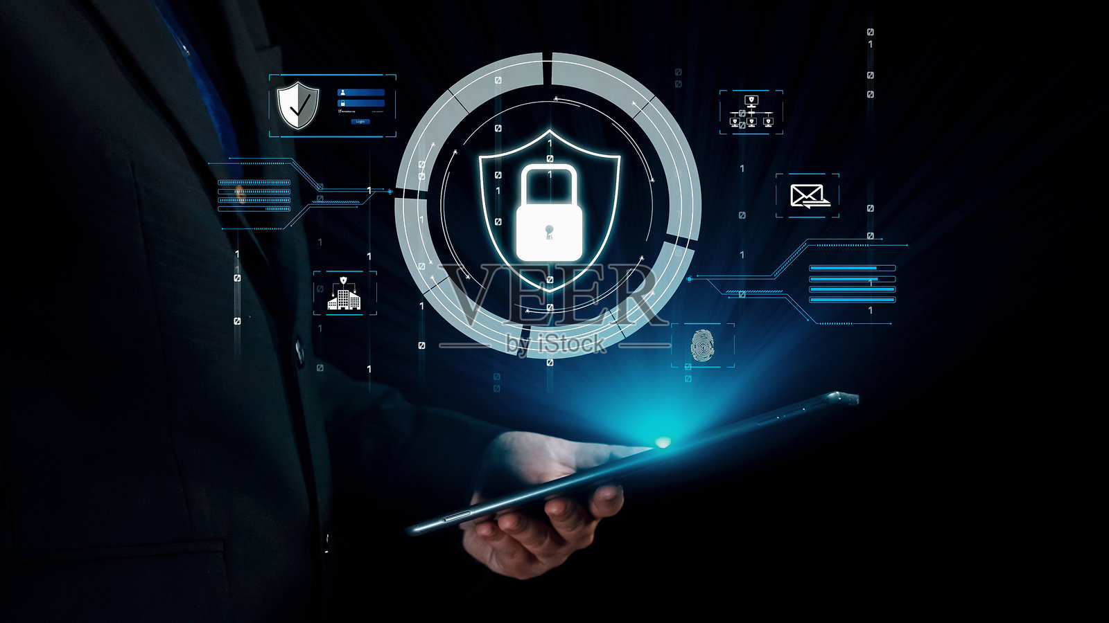 网络安全基础：保护数字前沿照片摄影图片