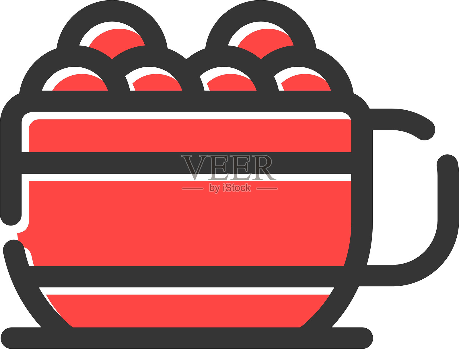 热巧克力图标插画图片素材