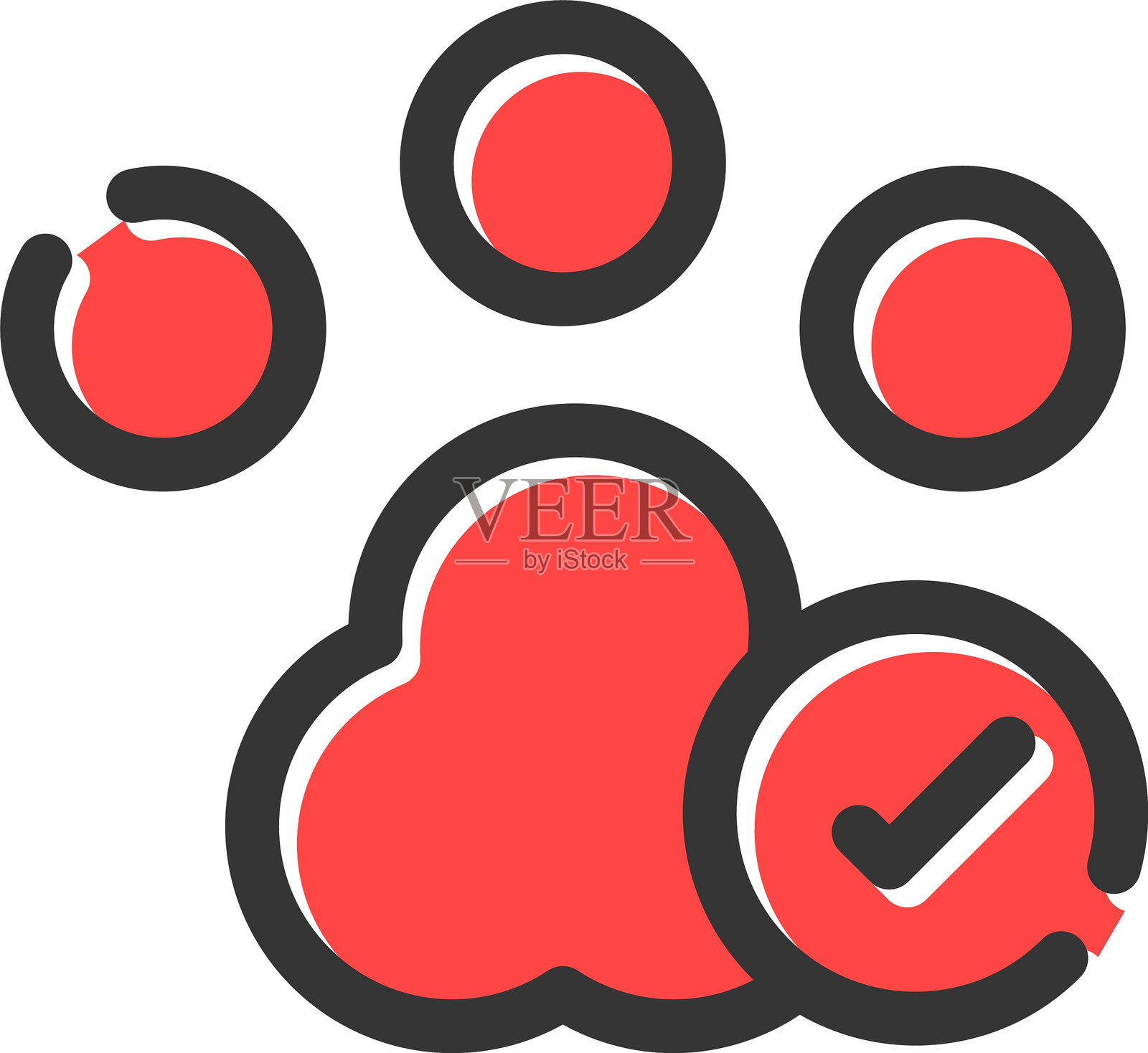 宠物友好图标插画图片素材