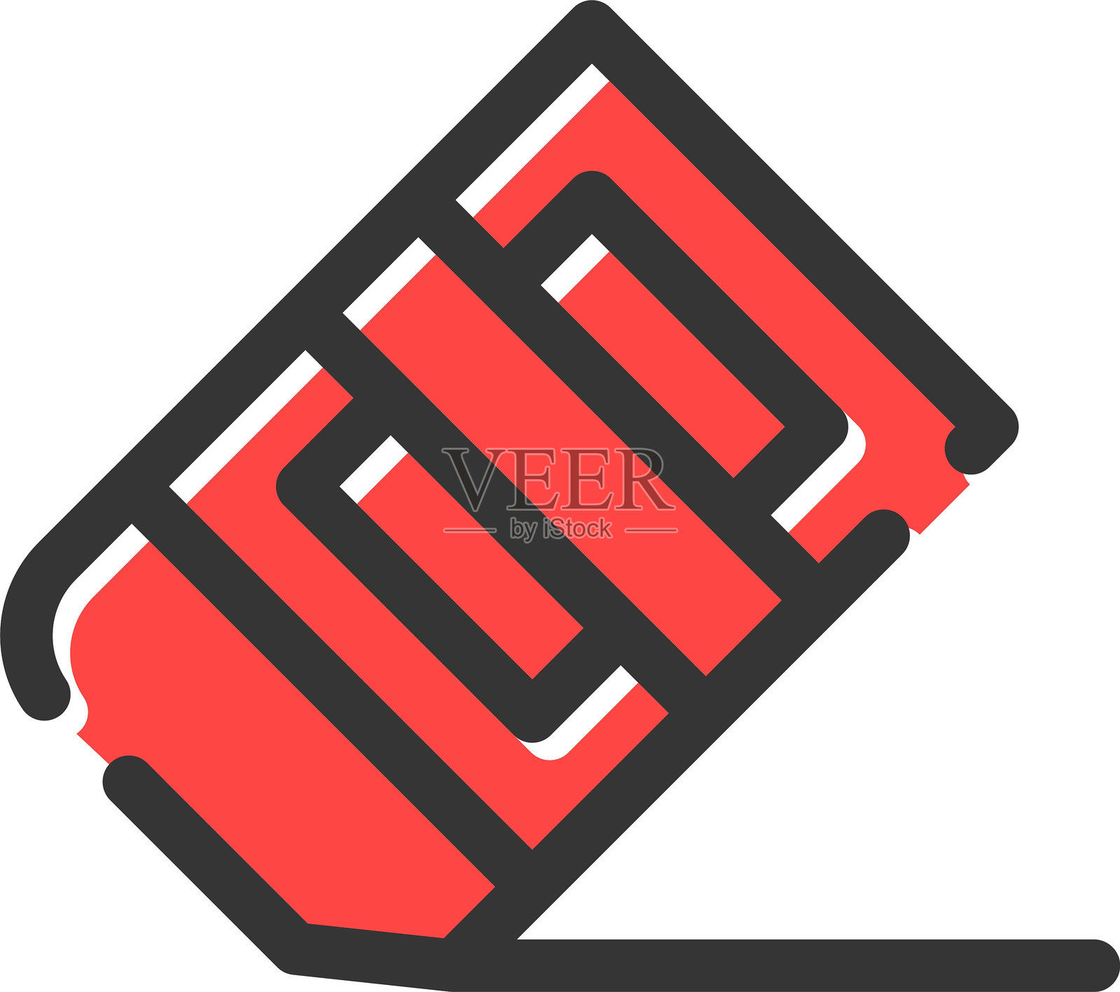 橡皮擦图标插画图片素材