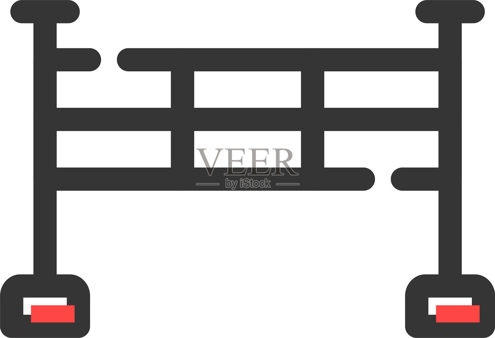 终点线图标插画图片素材