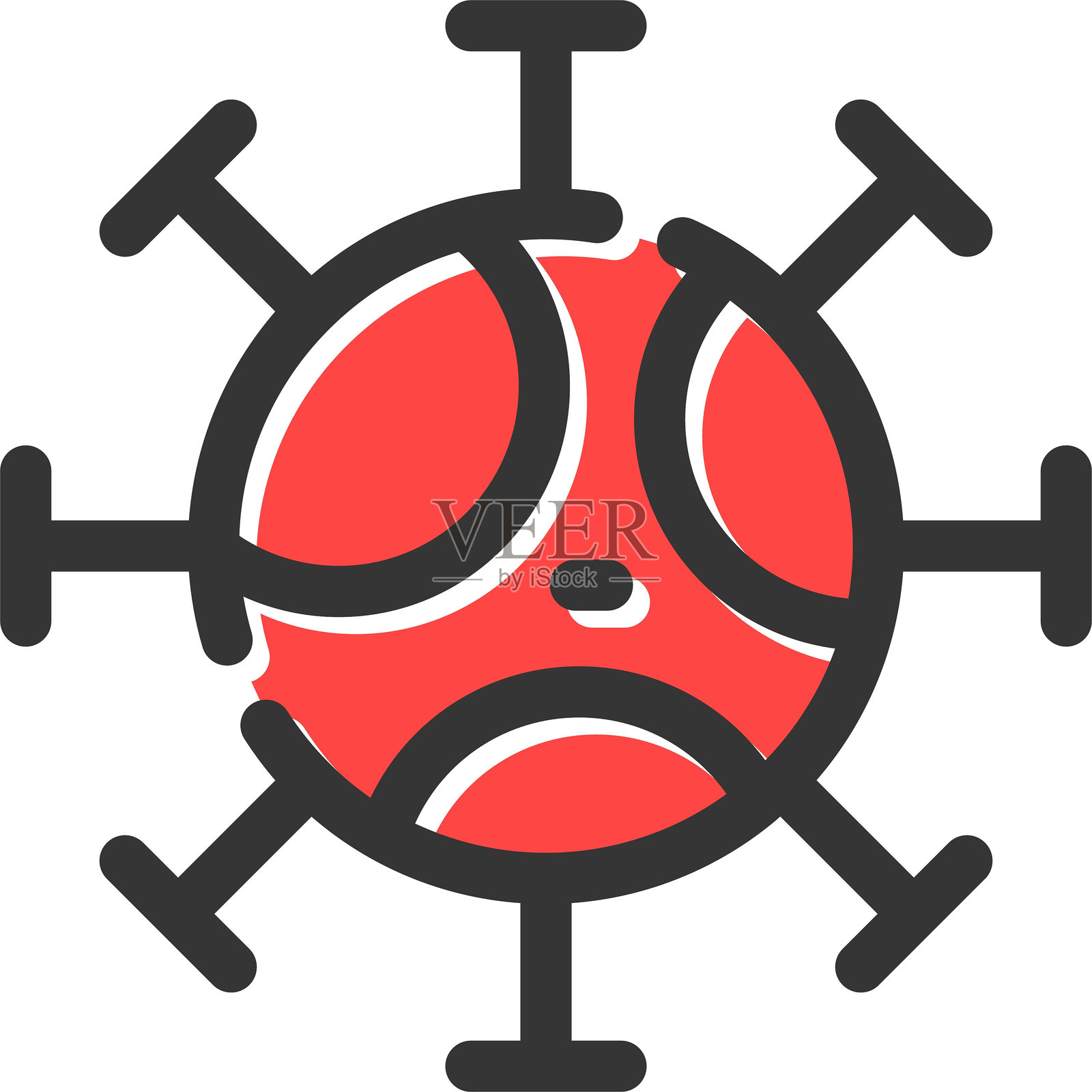 病毒图标插画图片素材