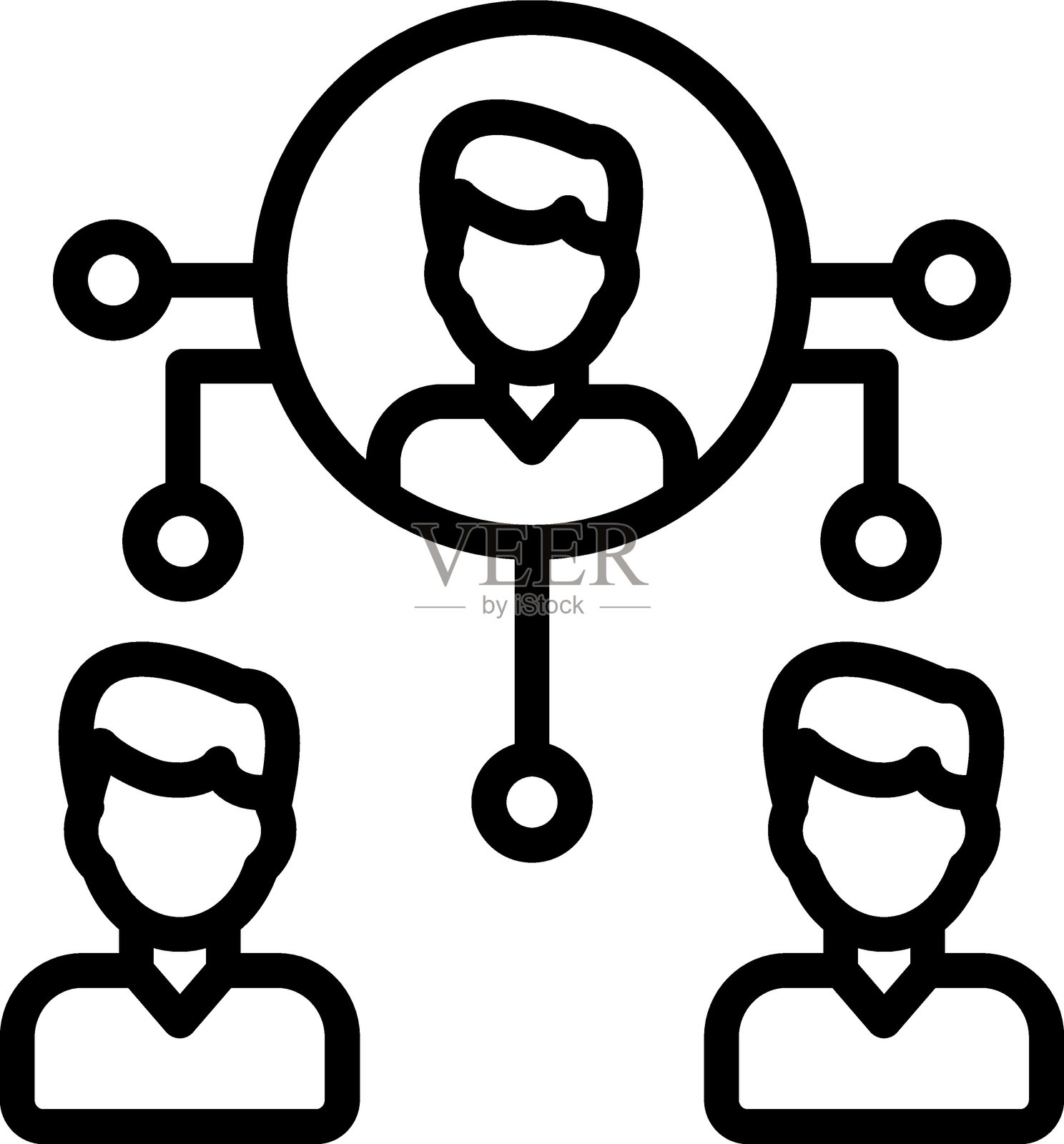 通信枢纽图标样式插画图片素材