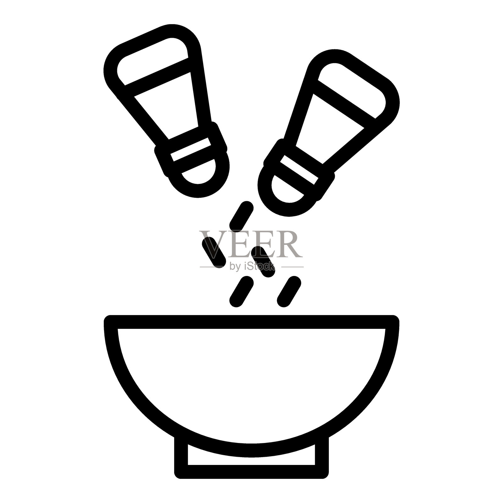 风味融合加号图标样式插画图片素材