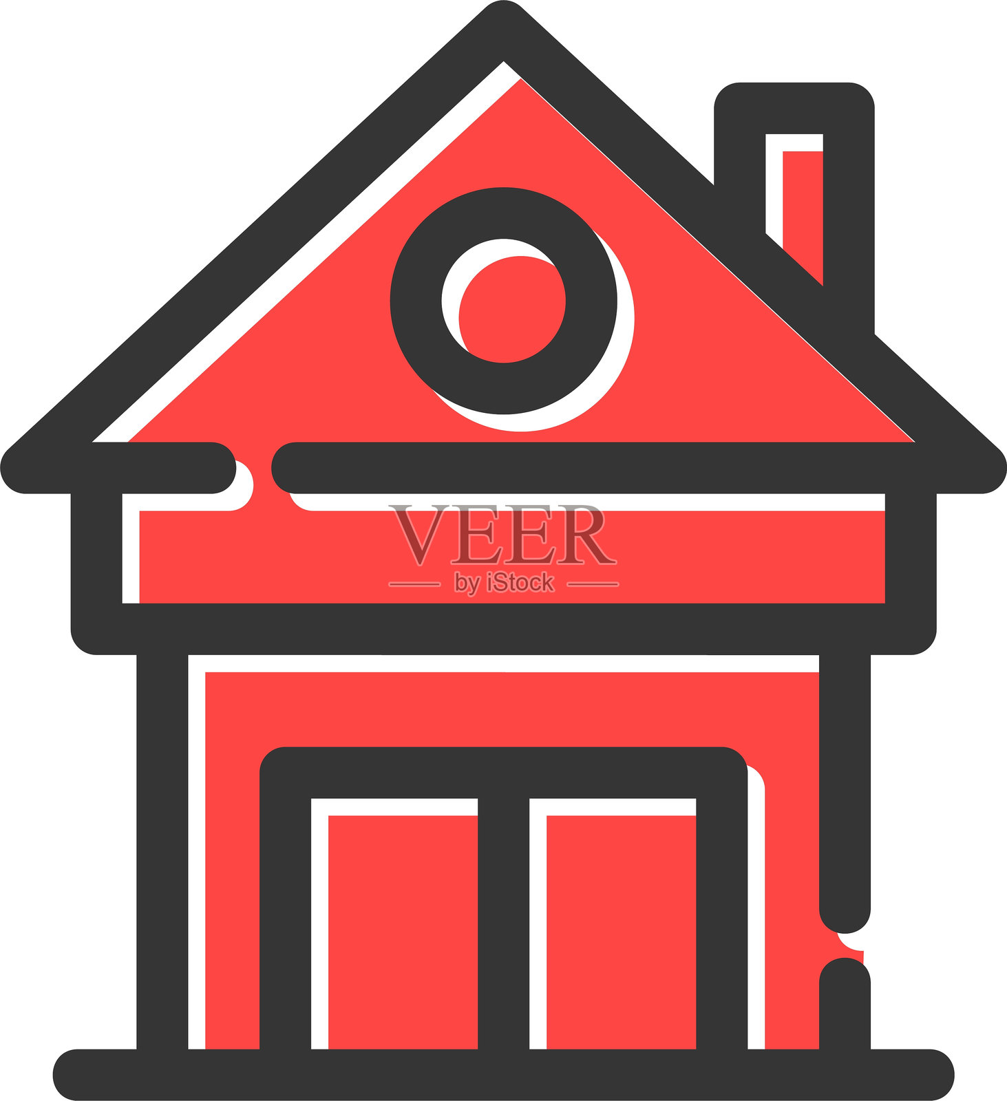 家图标插画图片素材