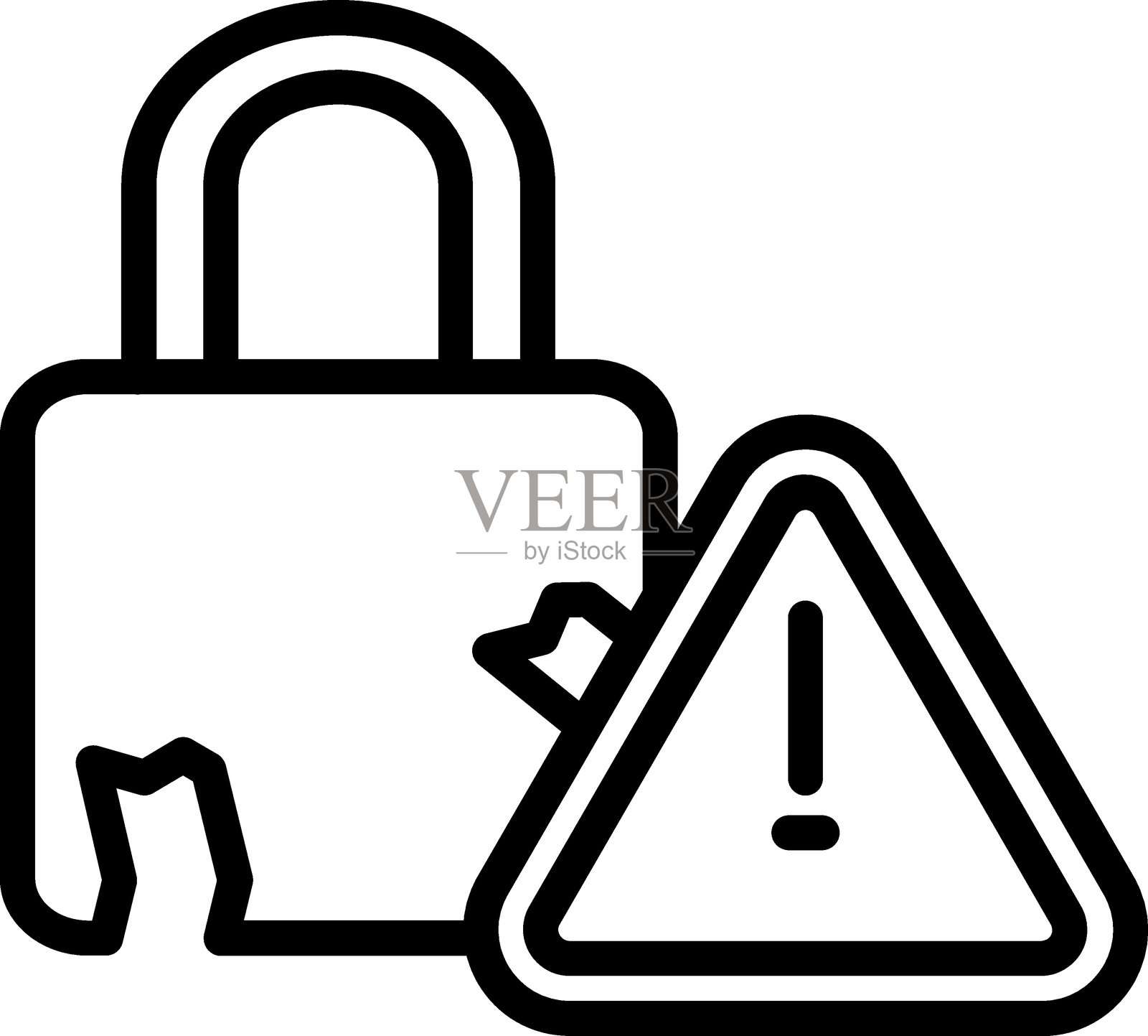 违规警告图标样式插画图片素材