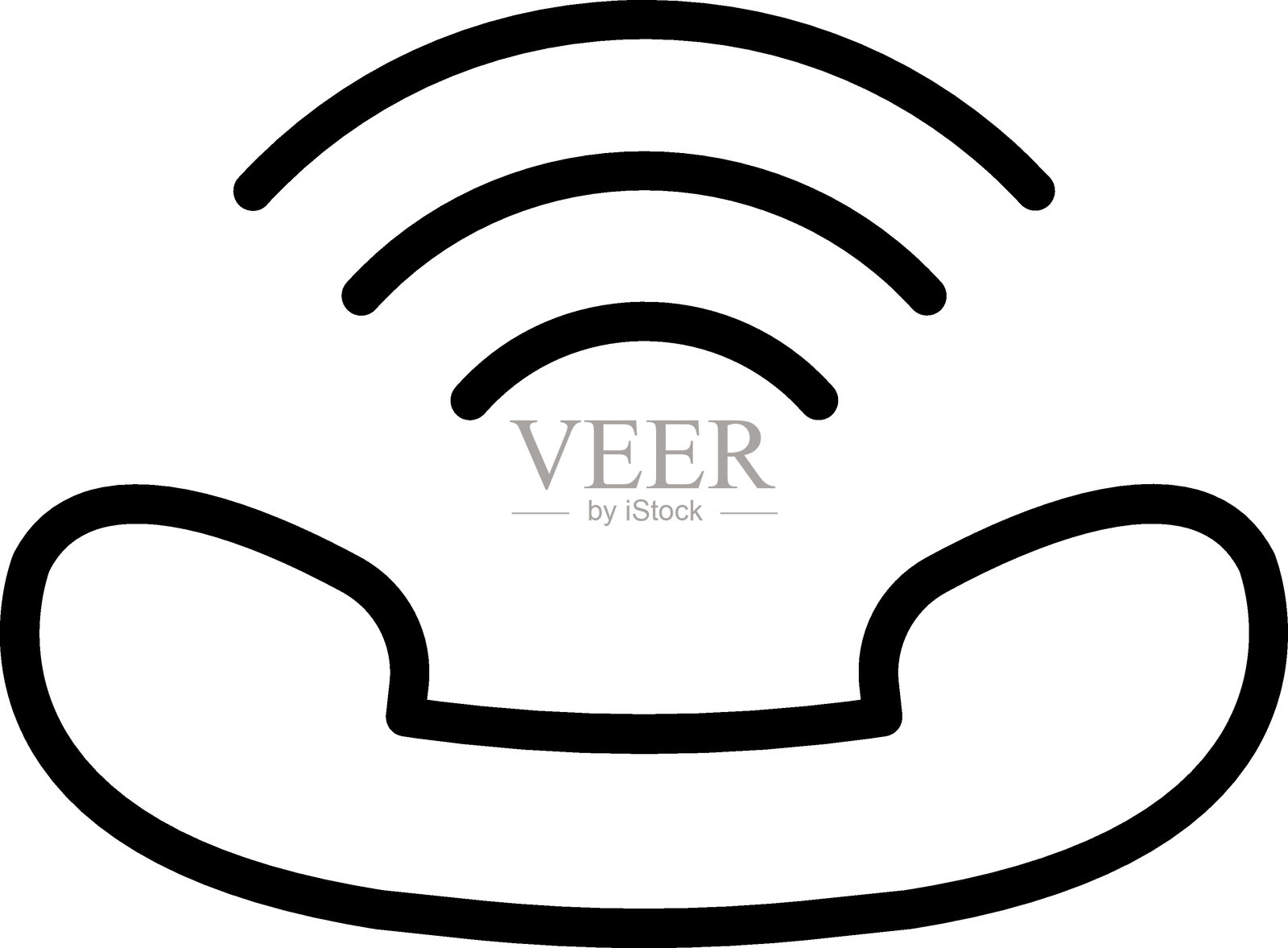 拨号支持风格图标插画图片素材