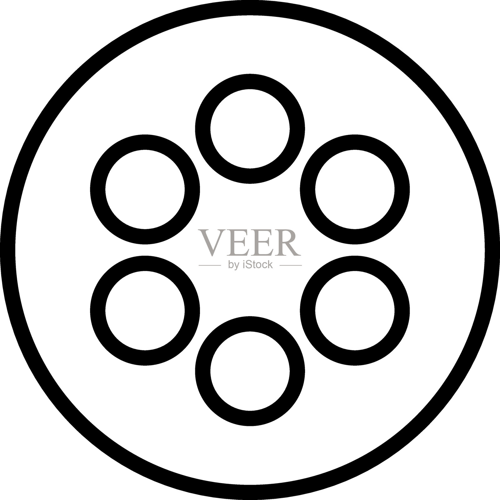 光盘加载图标样式插画图片素材