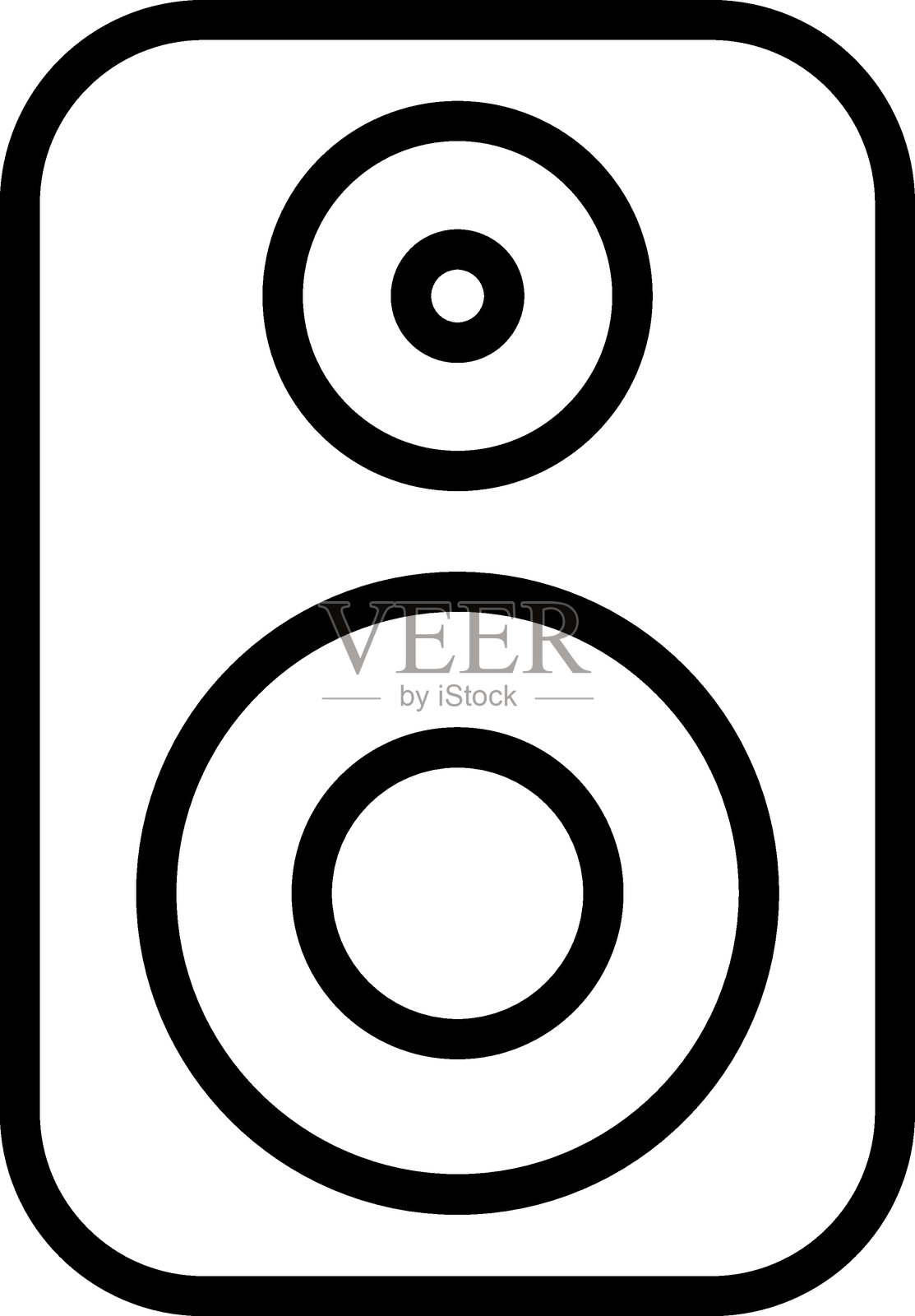 扬声器图标样式插画图片素材