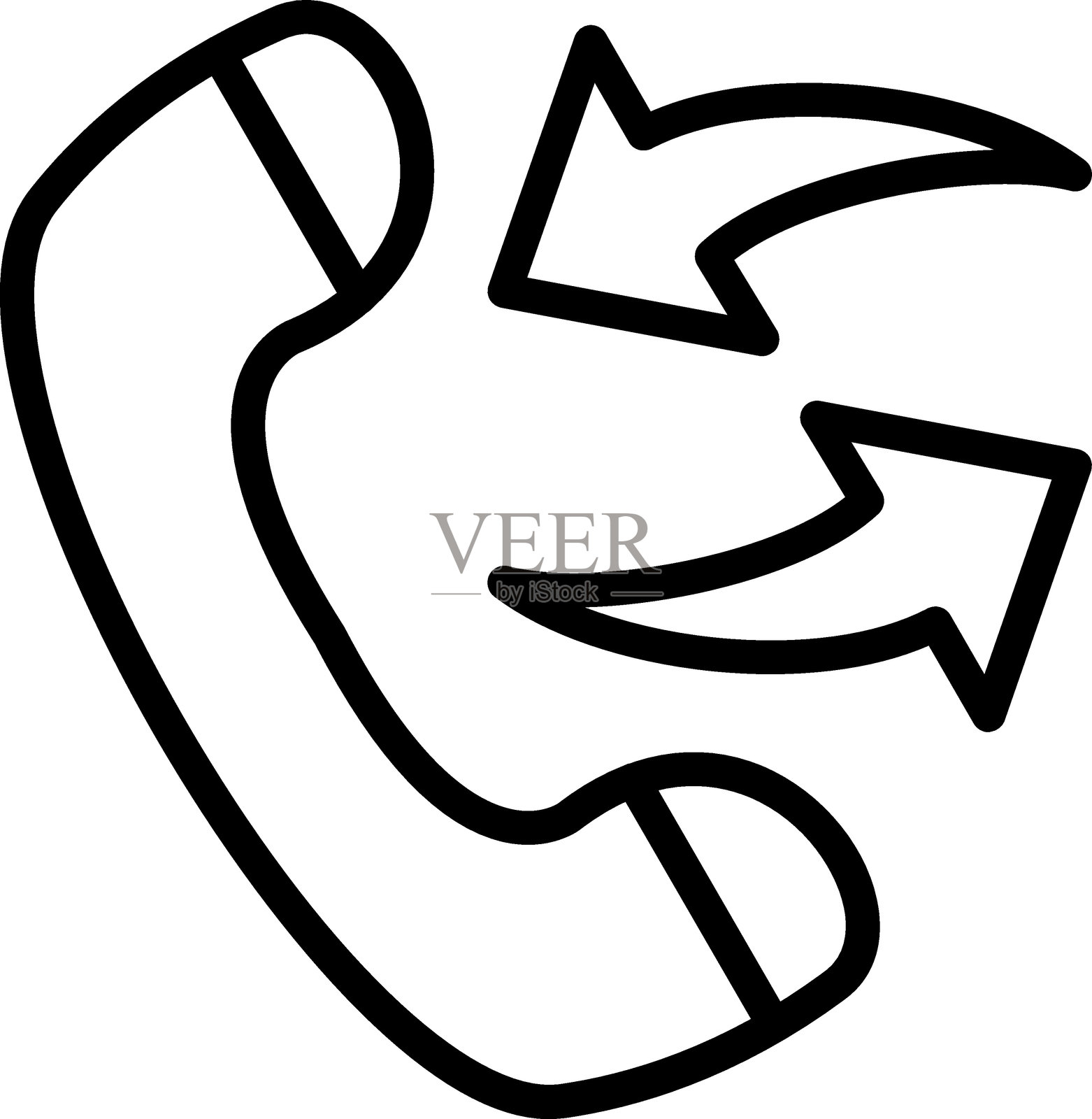 回拨图标样式插画图片素材