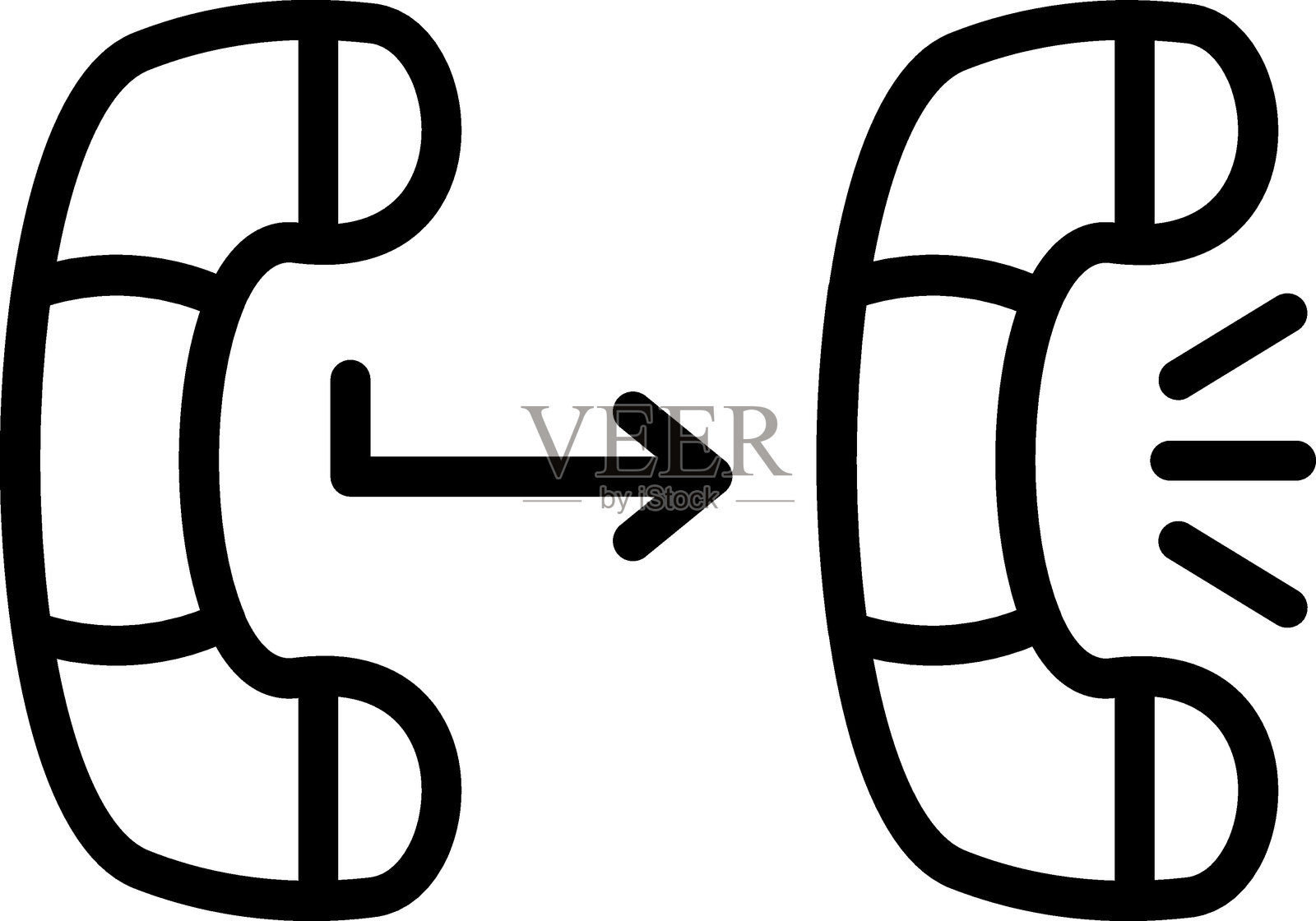 暖色调传输图标样式插画图片素材