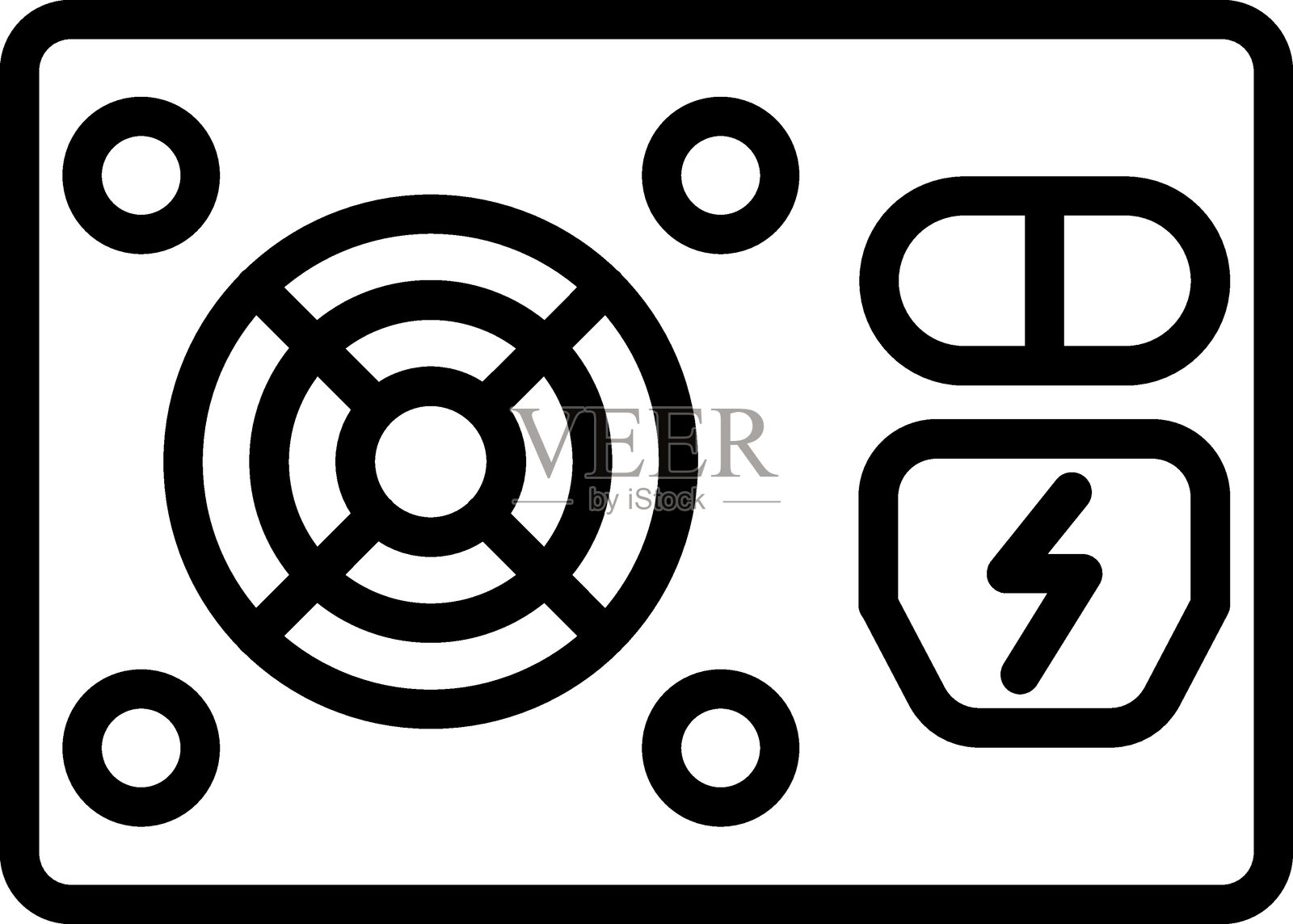 PSU图标风格插画图片素材