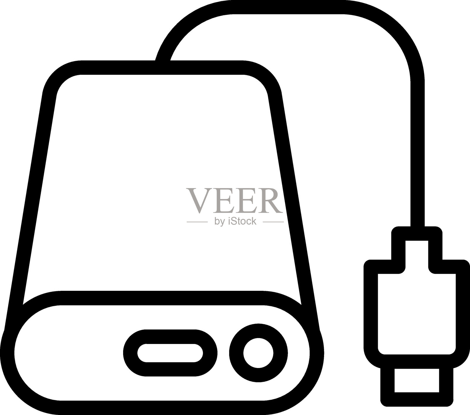 外置驱动器图标样式插画图片素材