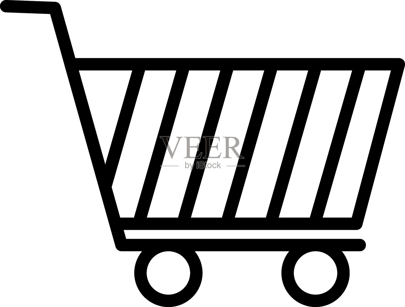 购物车图标风格插画图片素材