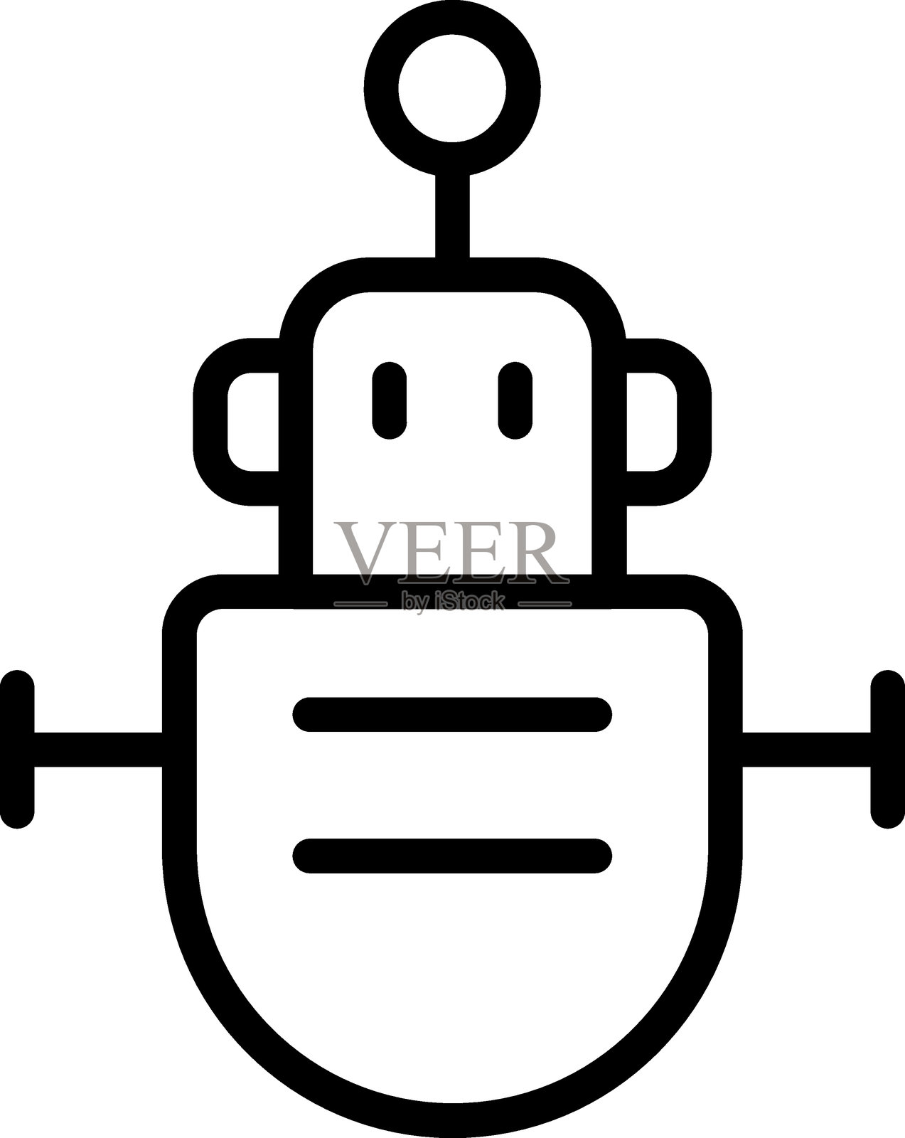 机器人设计图标样式插画图片素材