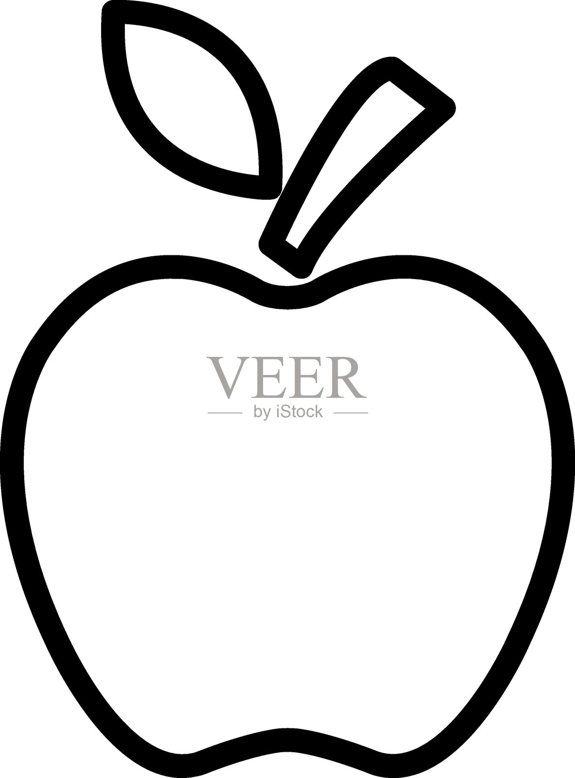 苹果图标风格插画图片素材