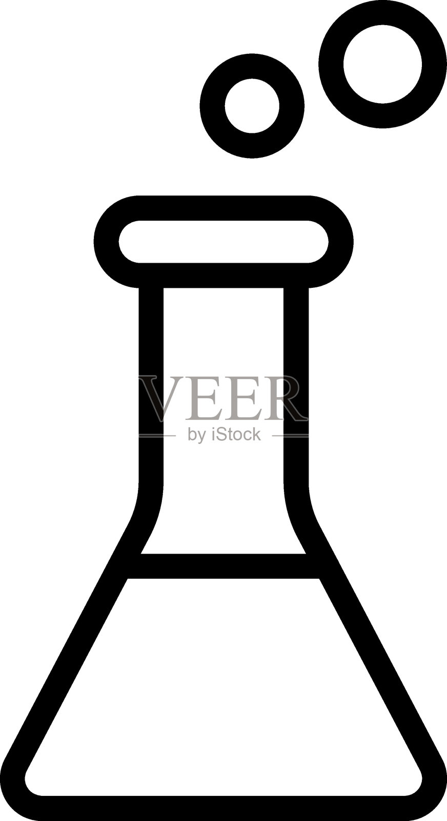 生物实验室图标风格插画图片素材