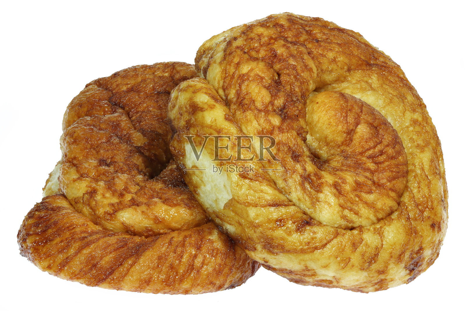 荷兰泽尔德地区的波鲁斯甜点，背景为白色照片摄影图片