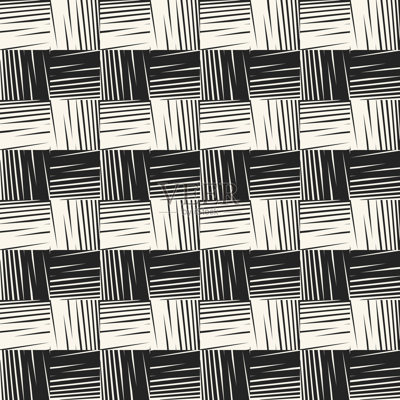 黑白颗粒瓷砖条纹图案插画图片素材