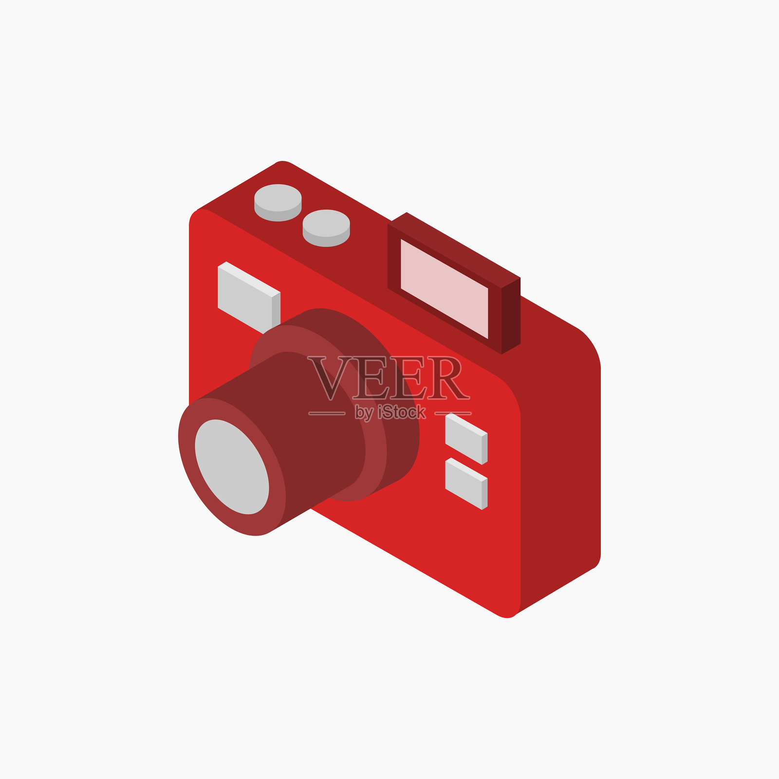 2.5D相机插画图片素材