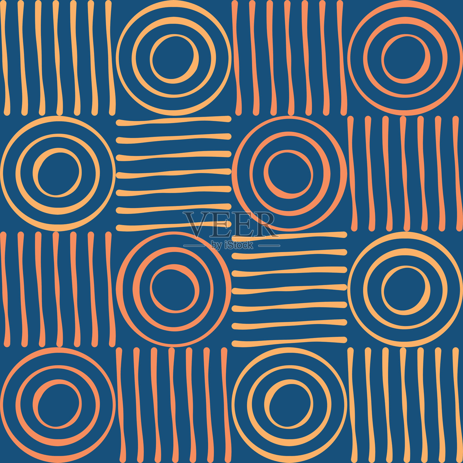 优雅的无缝图案纹理插画图片素材