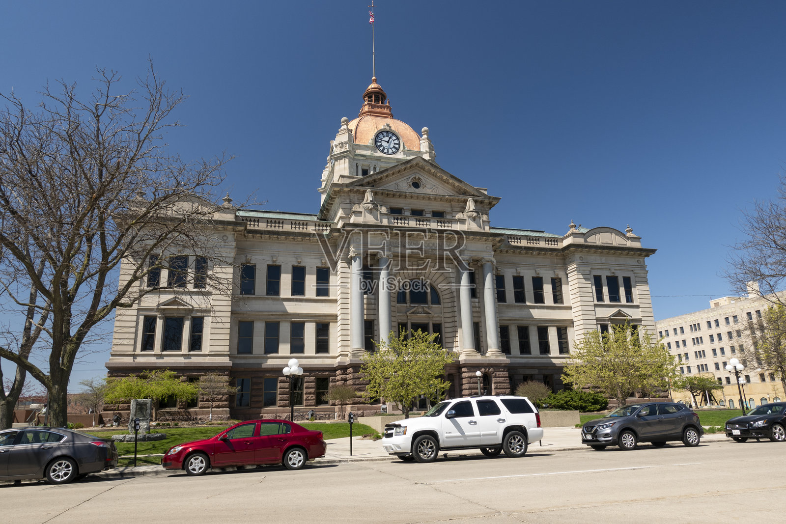 美国威斯康星州绿湾的历史布朗县法院照片摄影图片