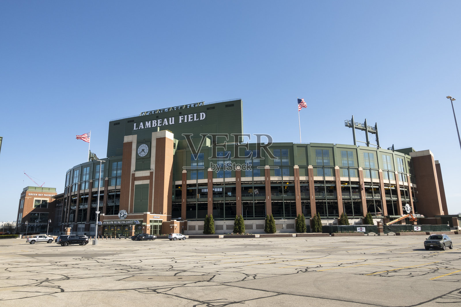 美国威斯康星州绿湾包装工队主场兰博球场照片摄影图片