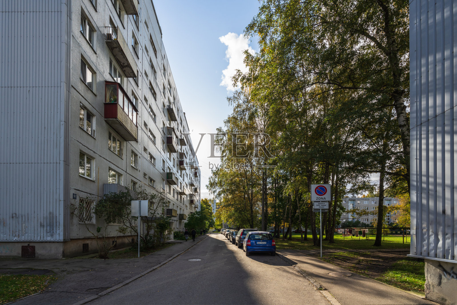伊曼塔秋季住宅区照片摄影图片