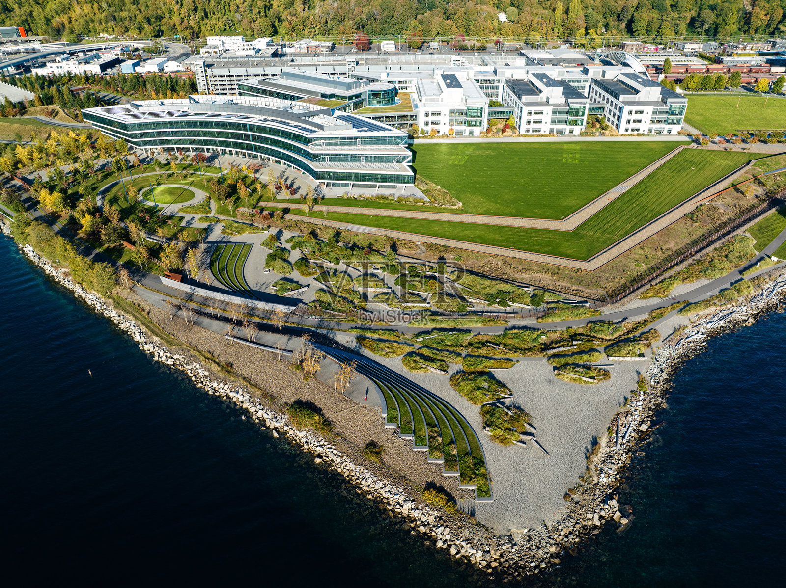 西雅图Expedia集团园区照片摄影图片