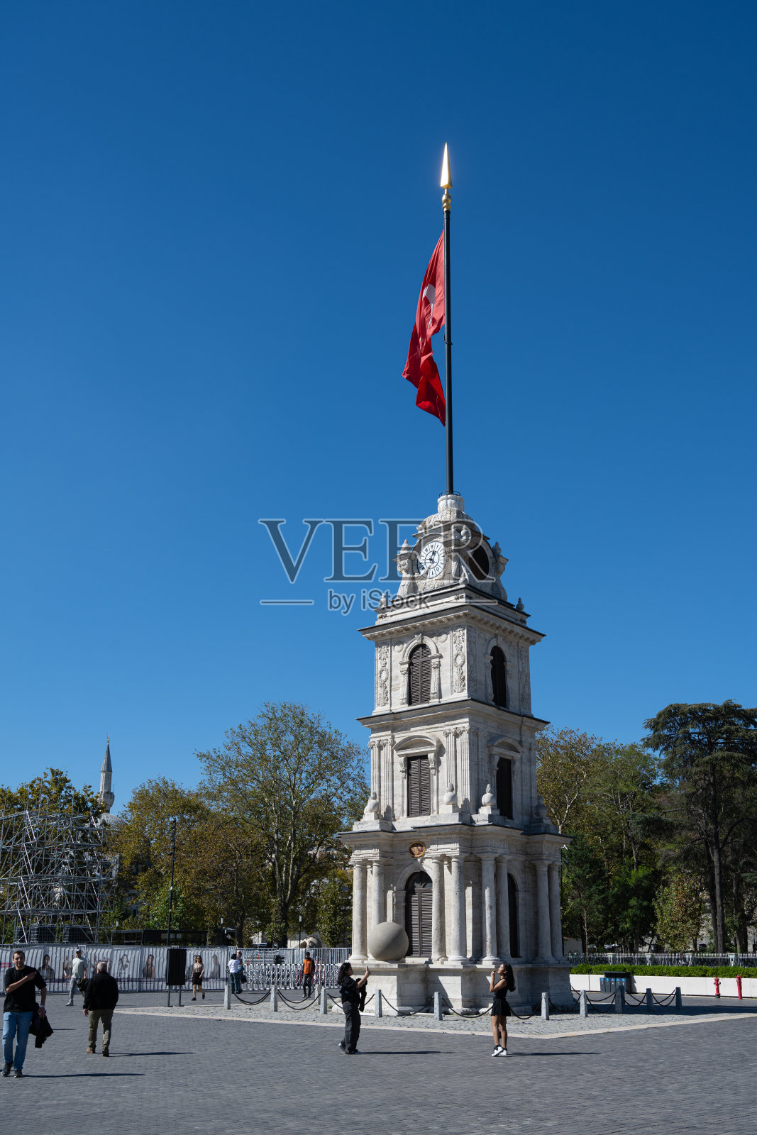 托普哈内钟楼：伊斯坦布尔具有历史和建筑意义的建筑照片摄影图片