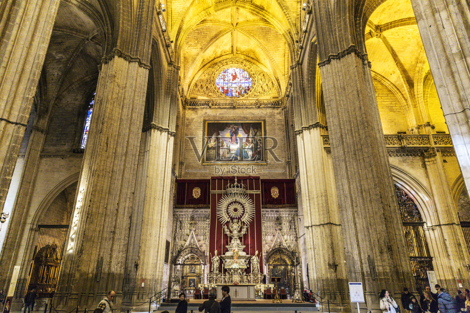 塞维利亚大教堂照片摄影图片