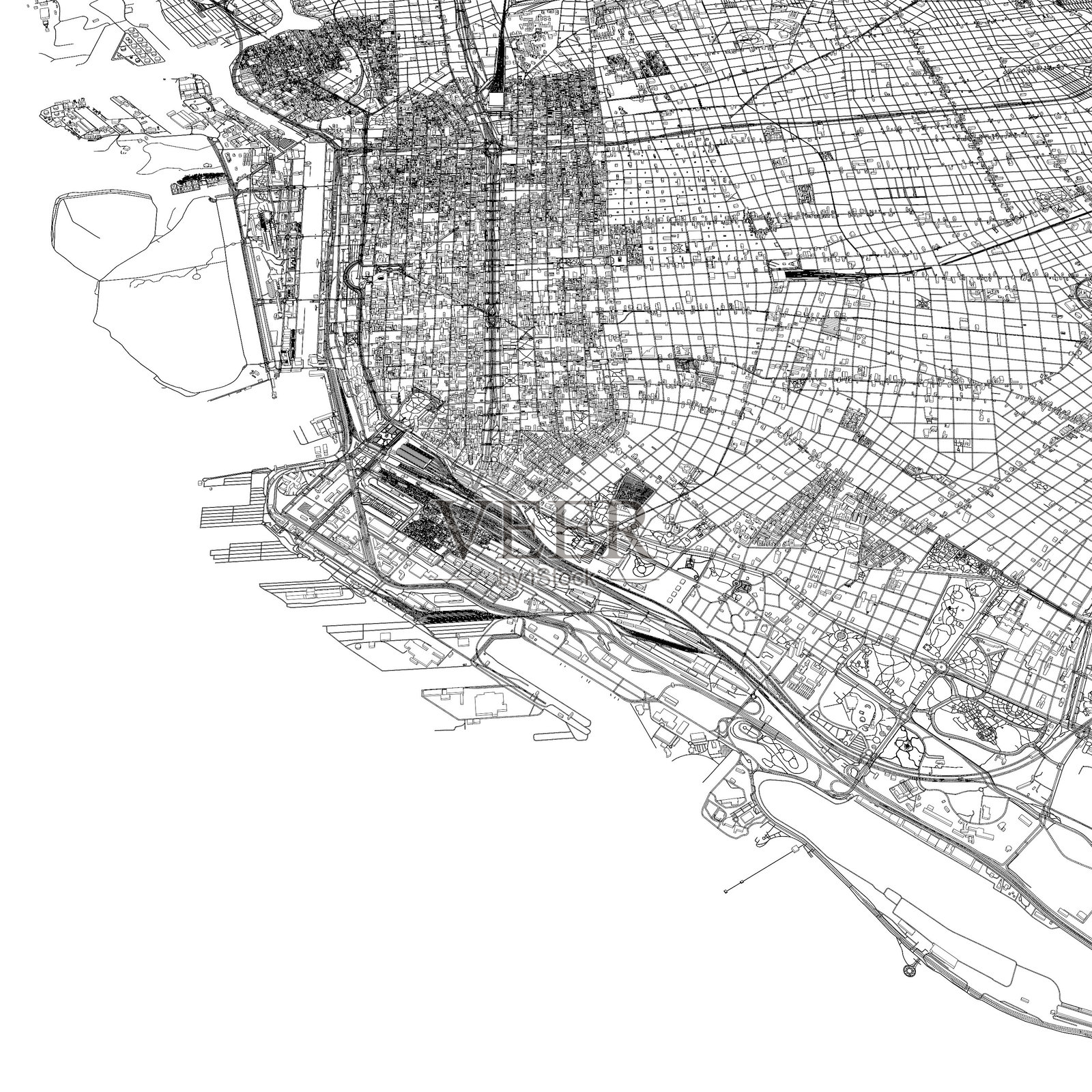 3D插画：阿根廷布宜诺斯艾利斯城市风光照片摄影图片