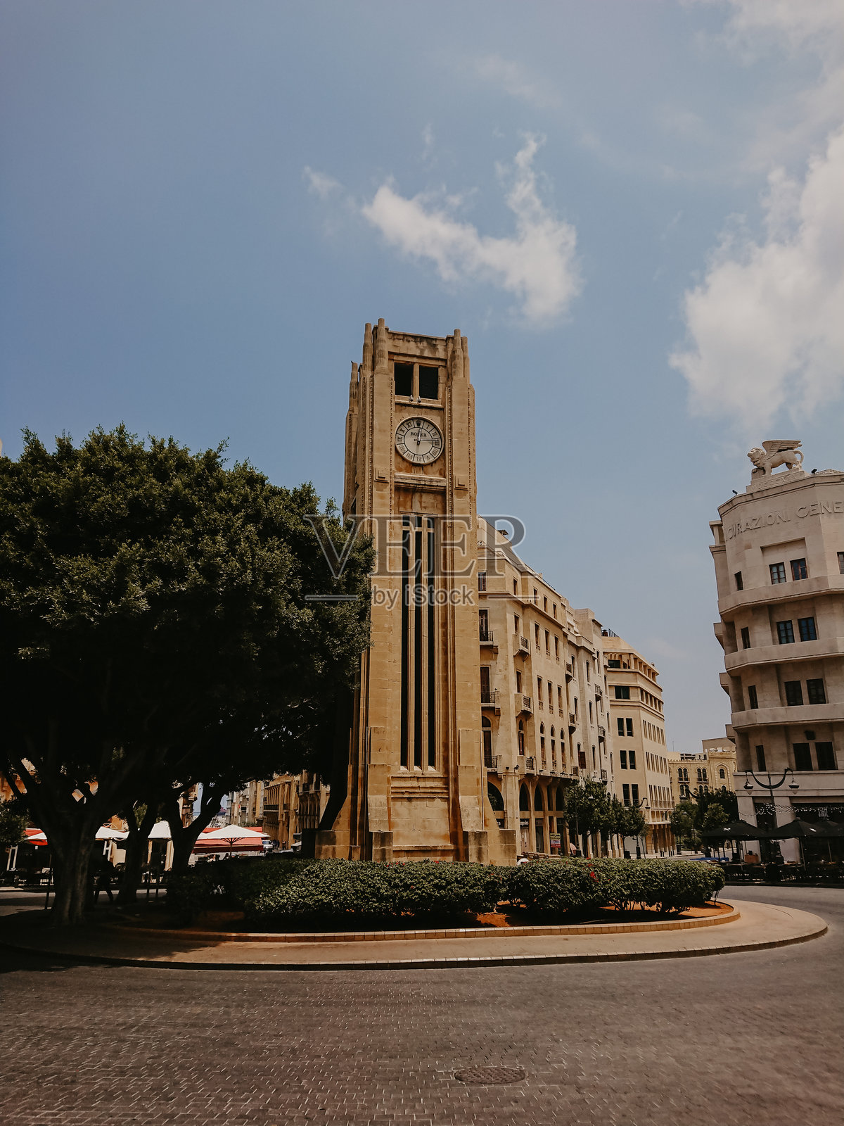 黎巴嫩首都贝鲁特市中心奈季麦广场照片摄影图片