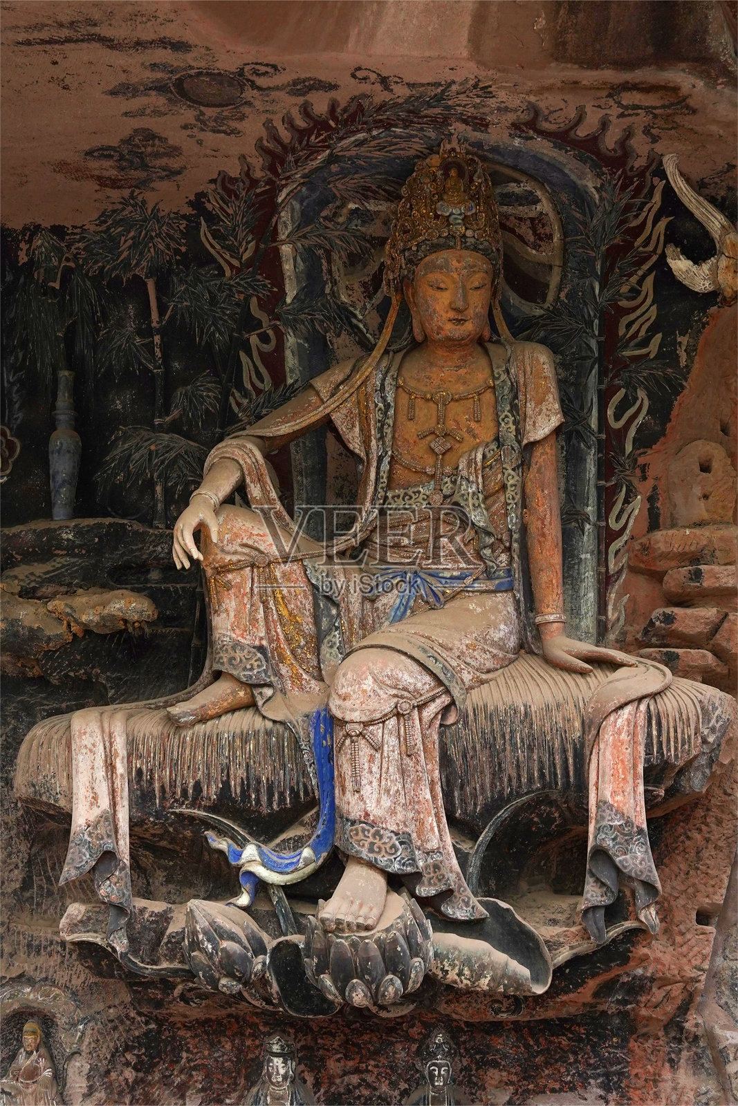 安岳石刻照片摄影图片