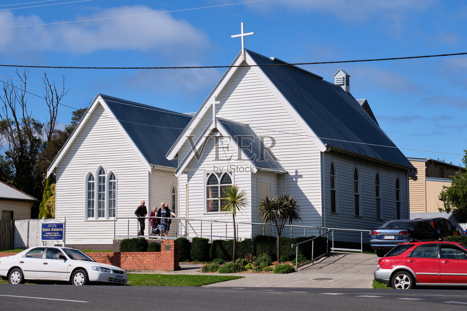 圣公会教堂-阿波罗湾照片摄影图片