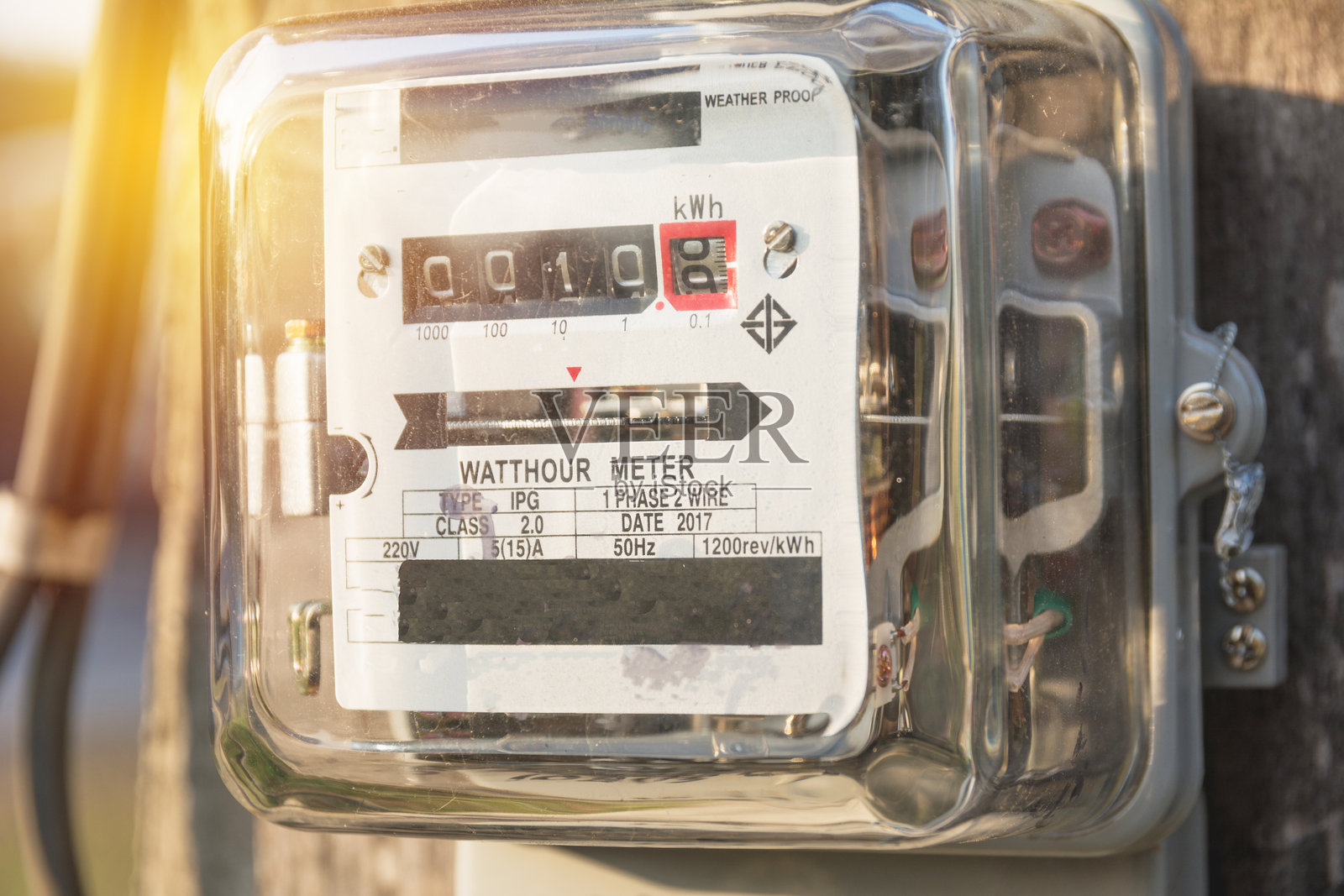 电表特写照片摄影图片