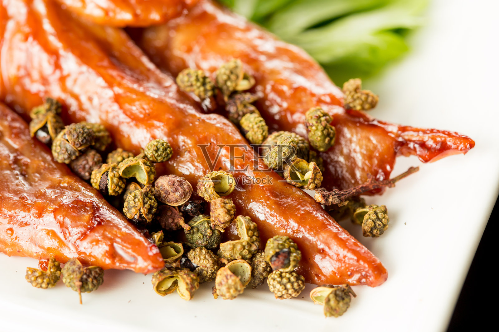 红烧鸭翅，中华美食。照片摄影图片