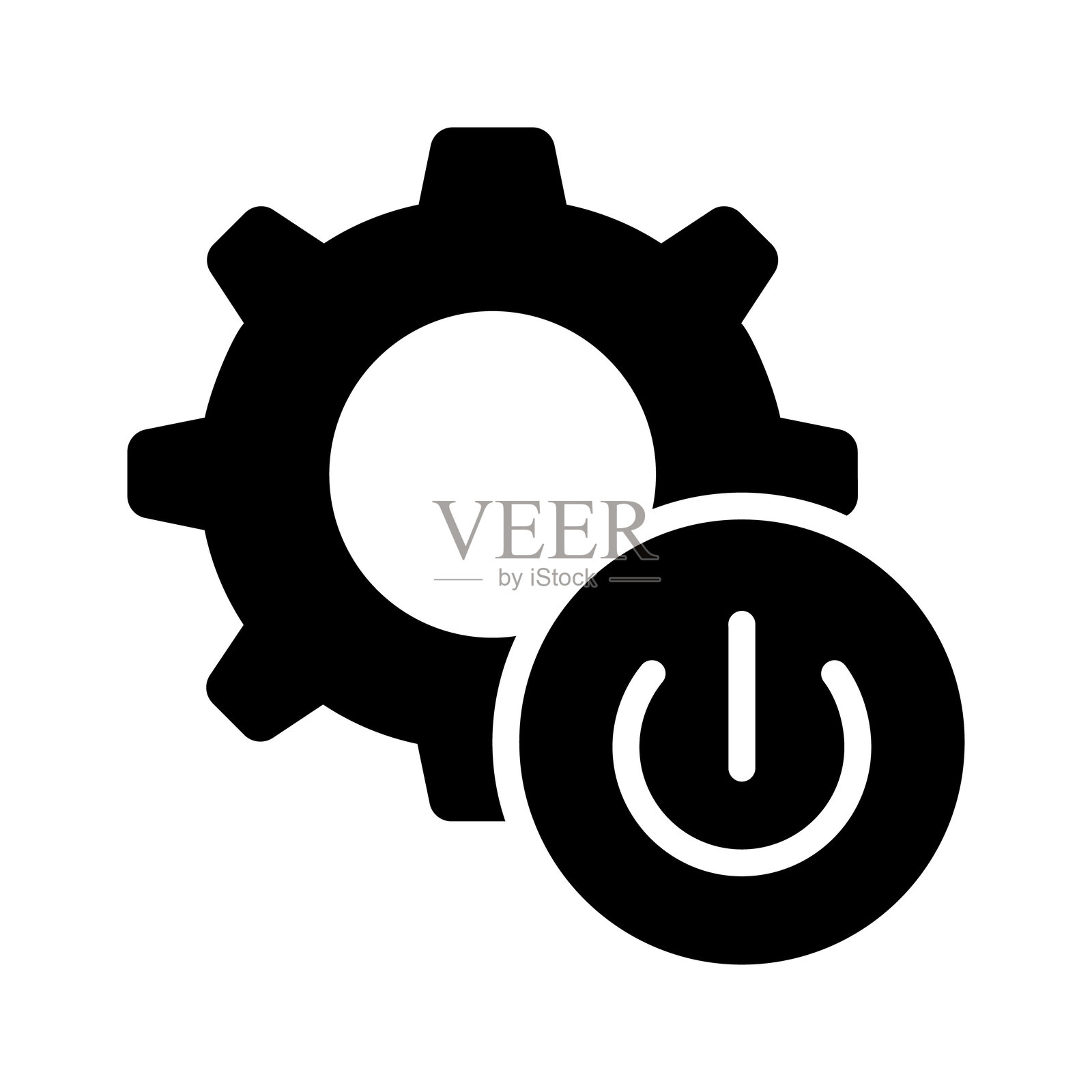 电源设置插画图片素材